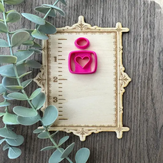 Heart Squared Clay Cutter Set {1}