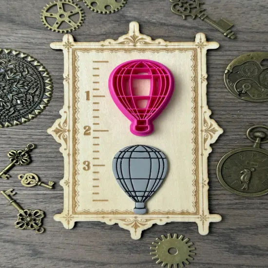 Steampunk Hot Air Balloon Clay Cutter {1}
