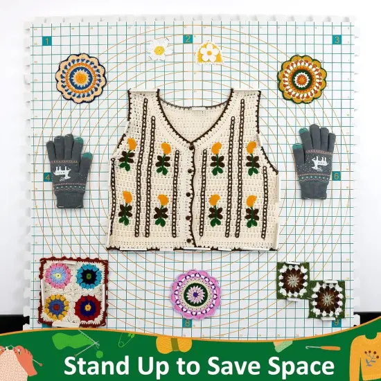 9 Pcs Blocking Mats for Knitting {5}