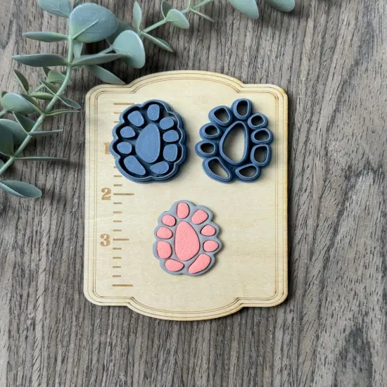 Organic Cluster | Faux Turquoise | Country Western Clay Cutters {5}