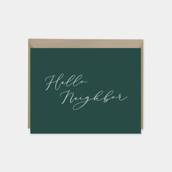 "Hello" Neighbor Script Cards {1}