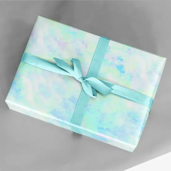 Fluffy Abstract Clouds Gift Wrap {1}