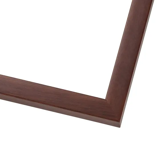 Square Classic Modern Brown Picture Frame - UV Acrylic, Foam Board Backing, Hanging Hardware {2}