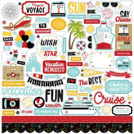 Echo Park A Magical Voyage 12x12 Element Stickers {1}