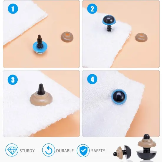 570 Pcs - Safety Eyes and Noses for Crochet Toy {2}