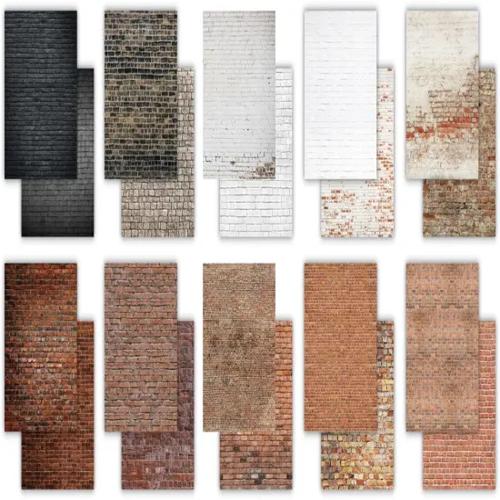 Craft Consortium Double-Sided Paper Pad 6"X6" 40/Pkg-Brick Textures, 20 Designs {4}