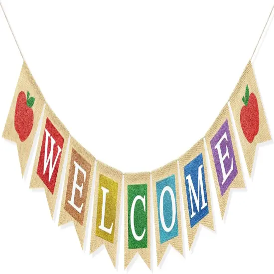 Welcome Banner for Back to School Decorations {1}