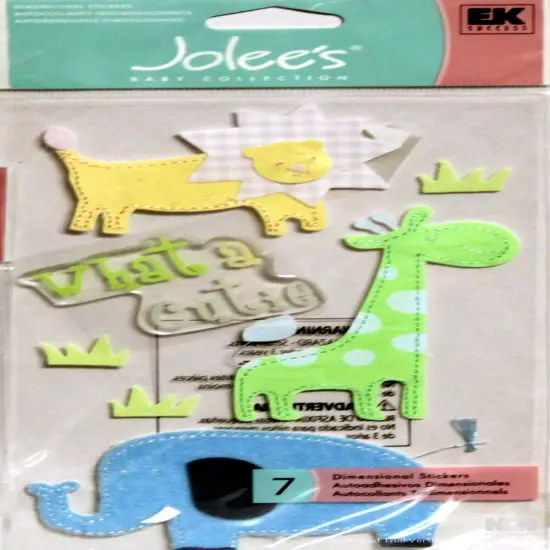 Jolee's Boutique Zoo Animals Dimensional Stickers {1}