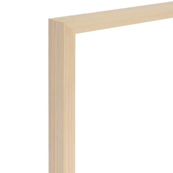 Creative Mark Ambiance Unfinished Deep Gallery Frame, 11x14" Open Back Natural Wood Frames for Canvas and Mounted Artwork, 3/4" Face, 1-1/4" Deep, No Glass or Backing {3}