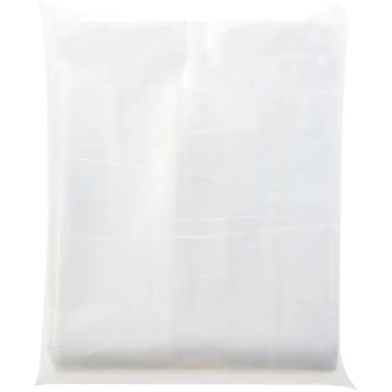 Plymor 10" x 8" x 24" (Pack of 100), 2 Mil Gusseted Plastic Bags {6}