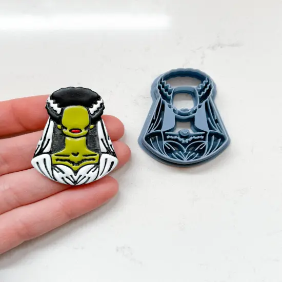 FRANKENSTIEN & BRIDE| HALLOWEEN 2025 | CLAY CUTTERS {5}