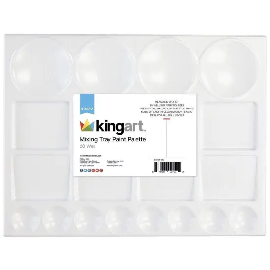 KINGART&reg; Palette 20-Well {3}