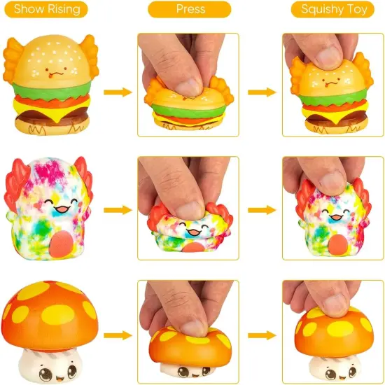 30 PCS Squishy Toys for Kids - Animal Squishies {2}