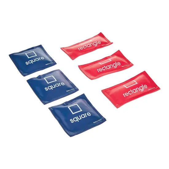 Kaplan Early Learning Company Geometric Beanbags - Set of 12 {4}