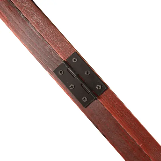 HBCY Creations Jersey Display Case - Solid Wood with UV Treated Acrylic Window - Anti-Theft Lock with 2 Keys - For All Types of Jerseys Mahogany {3}