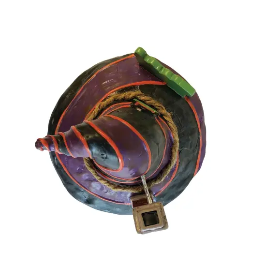 Department 56 Dept. 56 Snow Village Halloween Trixie's Tricks & Treats Lighted Building #6011438 Purple {6}