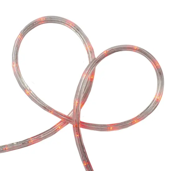 Northlight Flexible Incandescent Outdoor Christmas Rope Light - Red- 18' Clear Wire {4}