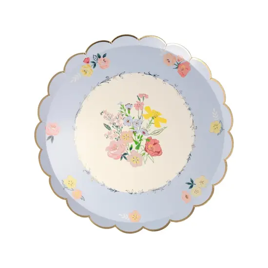 ENGLISH GARDEN FLORAL PLATES {6}