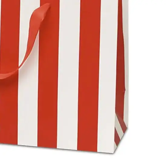 Mega Stripe Euro Totes 13" x 5" x 9" Bold Stripe Gift Bags {3}