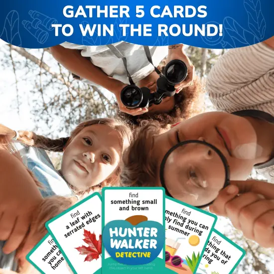 Outdoor Game Scavenger Hunt 50 Cards for Kids {5}