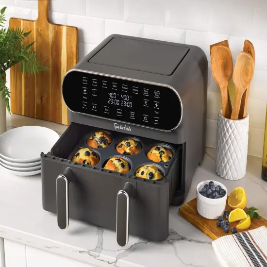Sur La Table Single or Double Basket Air Fryer 352oz SLT 1805 {7}