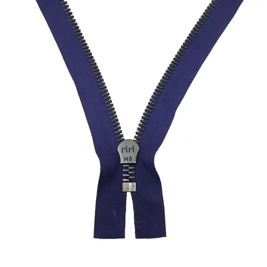 8MM Closed Bottom Zipper with KTA Pull &ndash; Purple Tape {6}