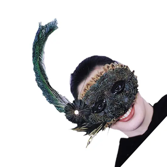 Feather 1920's Style Mask {5}