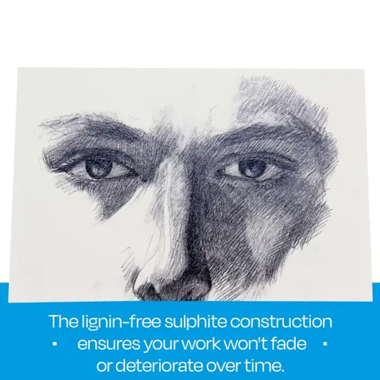 Sax Sulphite Drawing Paper, 50 lb, 18 x 24 Inches, Extra-White, Pack of 500 {5}