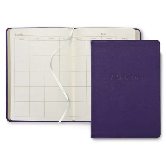 Undated Daily Planner by Gallery Leather - 8" x 5.5" Acadia Black {4}