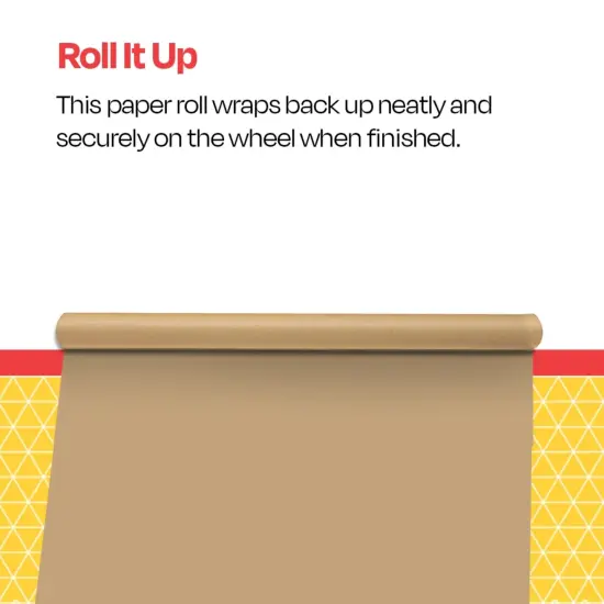 School Smart Butcher Kraft Paper Roll, 50 lbs, 24 Inches x 1000 Feet, Brown {6}