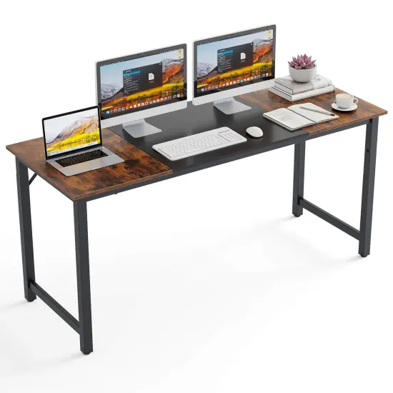 Costway 63" Large Computer Desk Writing Workstation Conference Table Home Office {1}