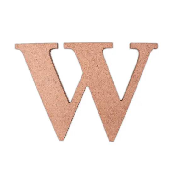 Little Birdie MDF Alphabets Upper Case 4" 1/Pkg-W {2}