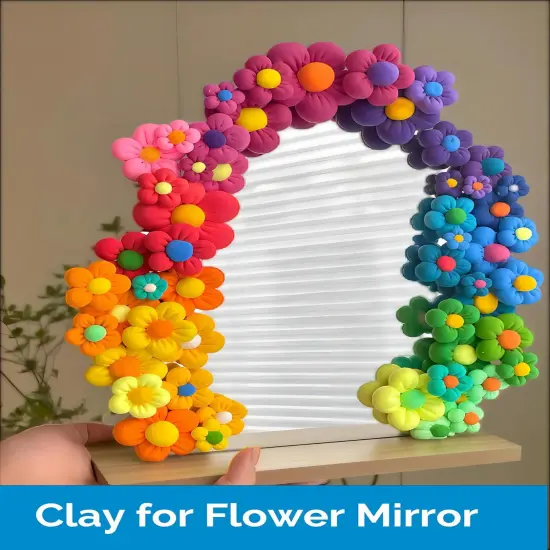 Primary Colors Foam Modeling Clay - Squishy, Air Dry, Soft - for Cosplay,School Projects,Baby Hand Print,Slime - Gifts for Adult and Kids - 5 pcs,18 OZ {3}