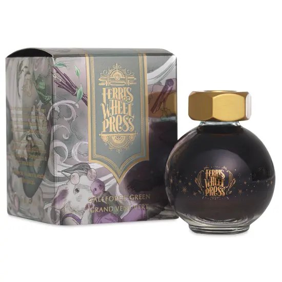 Ferris Wheel Press Ferritales Fountain Pen Ink - Galeforce Green, 20 ml {1}