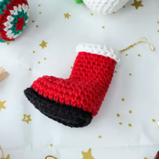 DIY Crochet Kit Christmas Balls PAK260 {4}