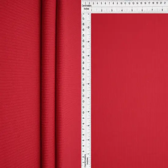 2x1 Yummy Solid Rib Knit Fabric Soft Stretch, 58/60&Prime; Wide Polyester Spandex PLUM VINTAGE {6}