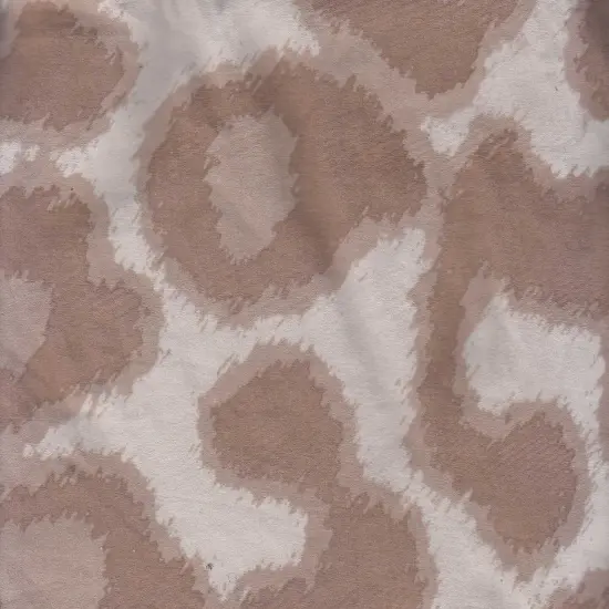 DTY Brushed Animal Print Fabric Soft Stretch Knit, 58/60" Wide TAUPE {1}