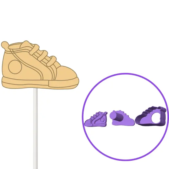 Baby Shoe Cake Pop Mold {5}