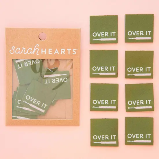 Over It Seam Ripper- Sewing Woven Clothing Labels {1}