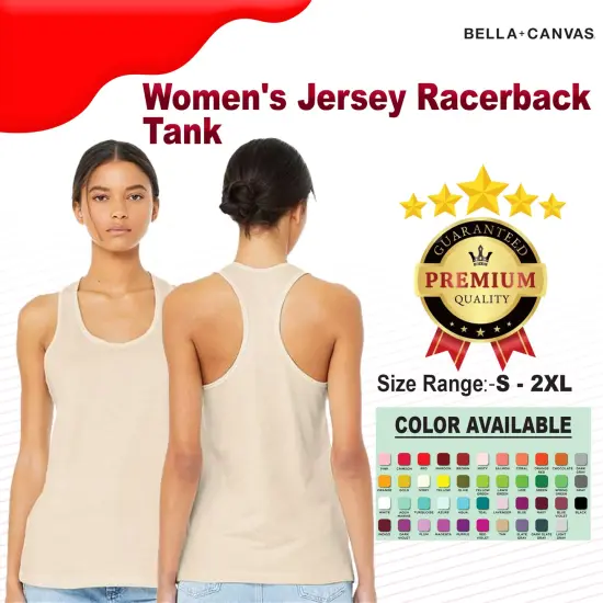 BELLA + CANVAS&reg; Women's Jersey Racerback Crewneck Tank - 6008 Athletic heather {3}