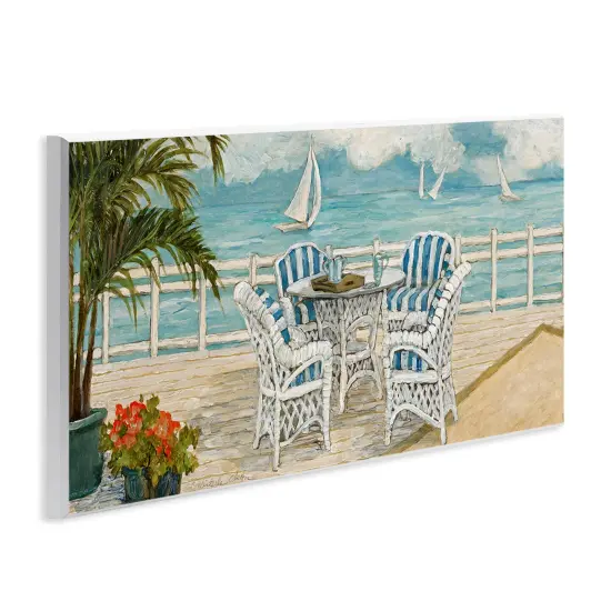 Stupell Industries Summer Beach View Deck Wall Plaque Design by Charlene Olson {3}