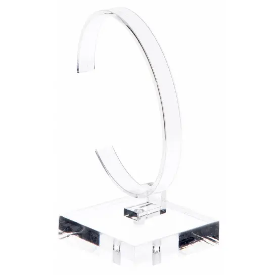 Plymor Clear Acrylic Watch Display Stand, 2" x 2" Square x 4" H {2}