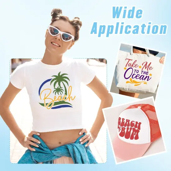 Color Changing HTV Heat Transfer Vinyl - 6Pcs {5}