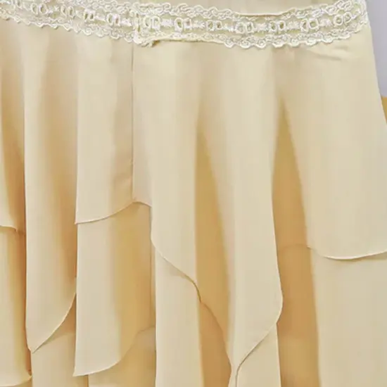 10 Pieces Dusty Blue Ruffled Ice Crushed Velvet Chair Bands for Elegant Event Styling 8 x 13 inches {4}