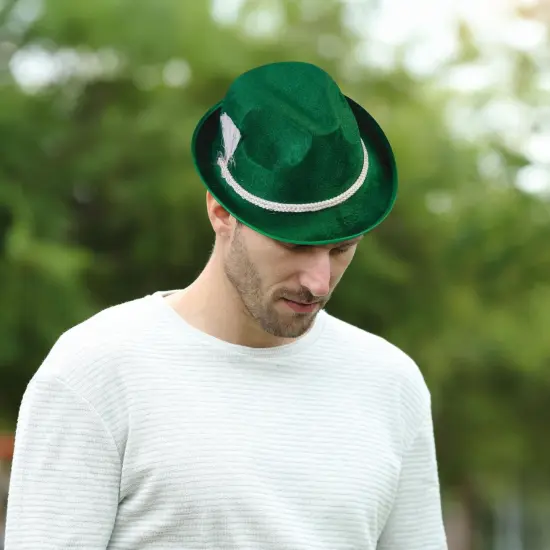Green Octoberfest Adult Costume Hat {4}