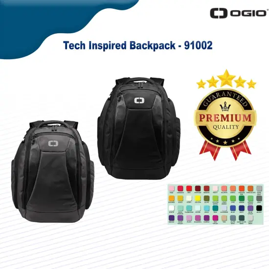 OGIO&reg; Tech Inspired Backpack Black {2}