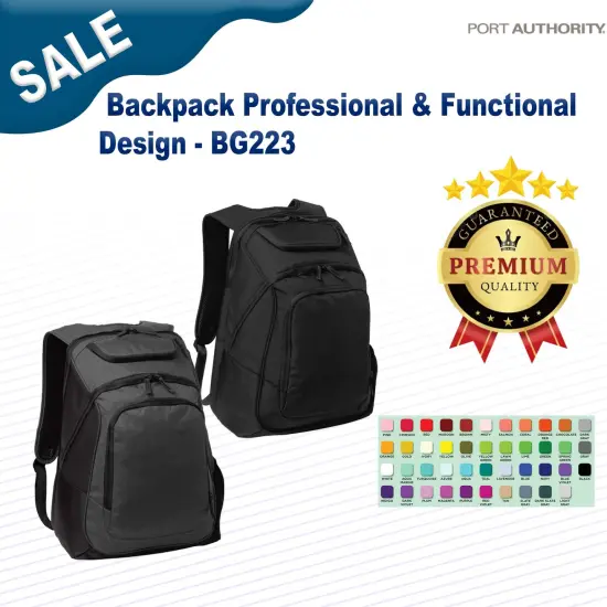 Port Authority&reg; Backpack Professional & Functional Design Black {2}