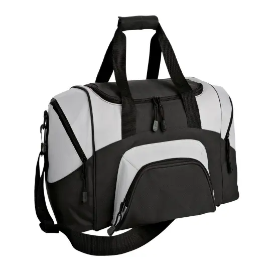 Port Authority&reg; Small Colorblock Sport Duffel True Royal/Blk {4}
