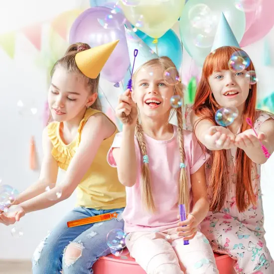 36 Pieces Mini Bubble Wands,Bubble Party Favors Assortment Toys for Kids,Themed Birthday, Halloween, Goodie Bags, Carnival Prizes, Wedding, Bubble Maker Toys for Kids,Outdoor Gifts for Girls & Boys {4}