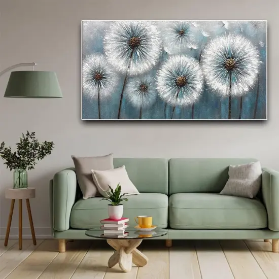 2 Pack Diamond Painting Kits，Large 5D DIY Dandelion Flower Diamond Painting Kits for Adults，DIY Full Drill Crystal Rhinestone Arts and Crafts，Gem Art Painting with Diamond Home Wall Decor (28X16inch) {3}